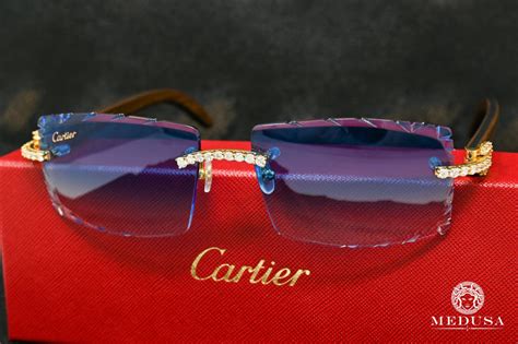 men's cartier buffs glasses|cartier glasses men with diamonds.